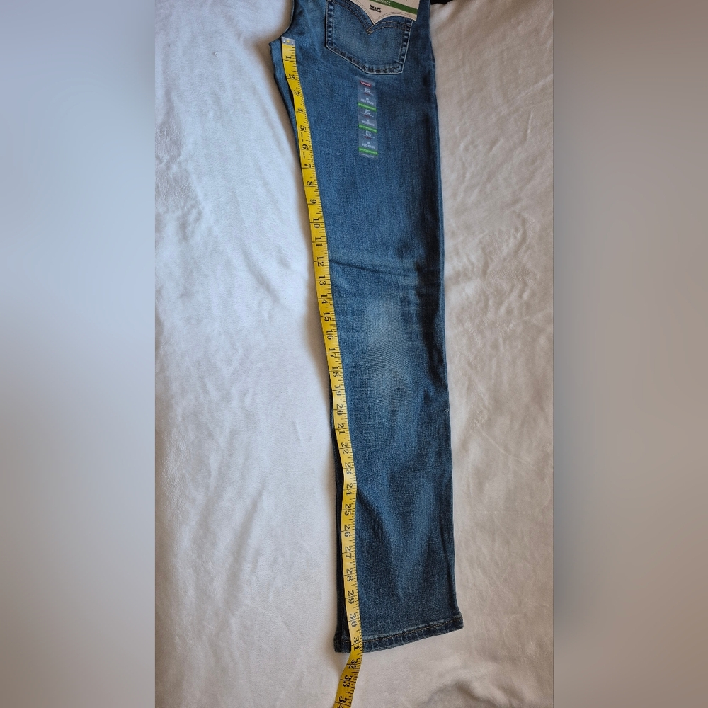 Levi's 511 Slim Stretch For Juniors Jeans Size 18 Regular W29 X L31 - Picture 9 of 11